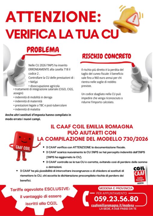 Criticita CU 2026